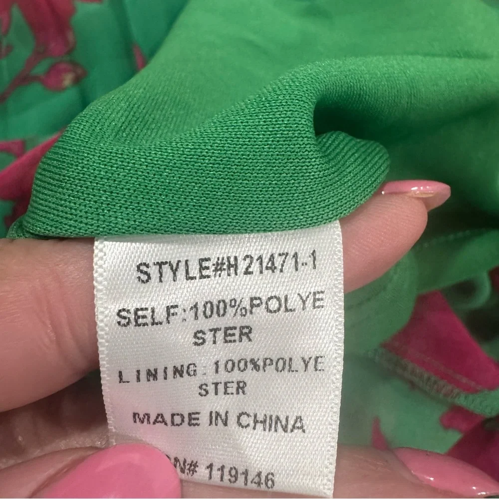 JODIFL Vibrant Floral Blouse with Lace Detail - Picture 6 of 8